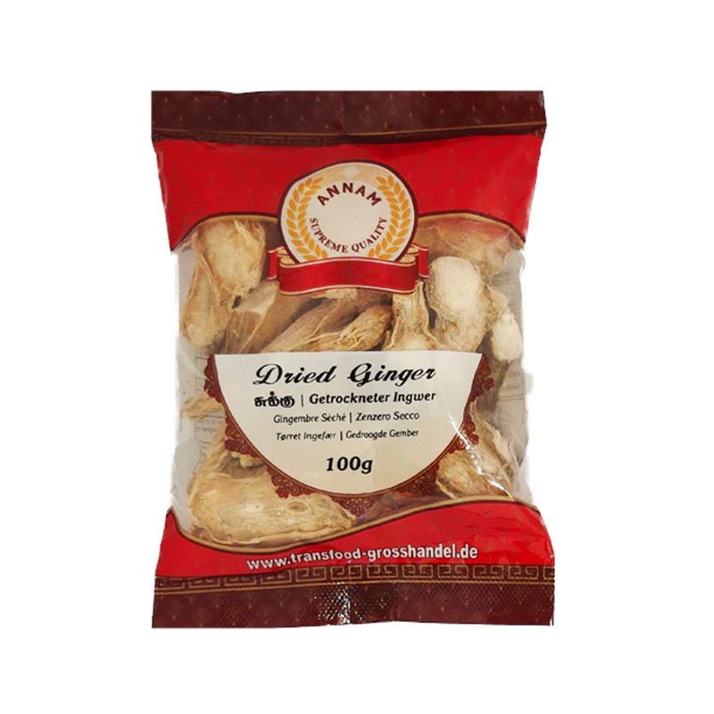 Imbir suszony Annam Dried Ginger 100g - korzenny aromat, do herbaty