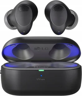 Lg Tone Free T90S czarne - Słuchawki - miniaturka - grafika 1