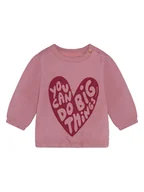 Bluzy i sweterki niemowlęce - Noppies Bluza w kolorze jasnoróżowym - miniaturka - grafika 1
