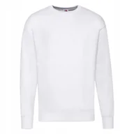 Bluzy męskie - Lekka Bluza Męska Lightweight Set-in-Sweat Biały r. 2XL - miniaturka - grafika 1