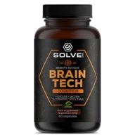 Suplementy naturalne - Brain Tech Memory Focus Solve Labs - 60 kaps. - miniaturka - grafika 1