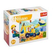 Puzzle - Trefl Puzzle 20el Minimaxi 21050 Koparka pudełko - miniaturka - grafika 1