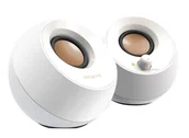 Głośniki samochodowe - Głośniki Creative Pebble 2.0 USB białe - miniaturka - grafika 1