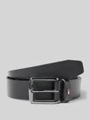 Paski - Pasek skórzany z aplikacją z logo - miniaturka - grafika 1