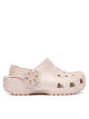 Buty dla dziewczynek - Crocs Klapki Classic Pearl Shine Clog T 212815 Różowy - miniaturka - grafika 1