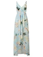 Sukienki - ApartFashion Sukienka damska, Jasnoniebieski wielokolorowy, 38 - miniaturka - grafika 1