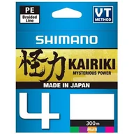 Żyłki wędkarskie - Plecionka SHIMANO Kairiki 4 0.16 mm / 300 m Wielokolorowy - miniaturka - grafika 1