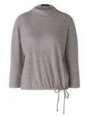 Swetry damskie - Oui Sweter w kolorze szarym - miniaturka - grafika 1