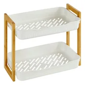 Półki łazienkowe - Półka łazienkowa 2-poziomowa Natureo2 - miniaturka - grafika 1