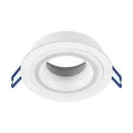 Lampy sufitowe - Okrągła lampa podtynkowa Indi C do przedpokoju biała - miniaturka - grafika 1