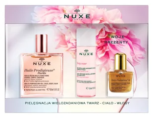 Nuxe Zestaw (Olejek HP Florale 50ml + Very Rose Woda micelarna 50ml + HP Or 10ml) - Zestawy kosmetyków damskich - miniaturka - grafika 1