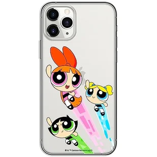 ERT GROUP etui na telefon Iphone 11 PRO, case oryginalny i oficjalnie licencjonowany przez The Powerpuff Girls, wzór The Powerpuff Girls 032, plecki z TPU częściowo przeźroczyste - Etui i futerały do telefonów - miniaturka - grafika 1