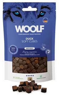 Woolf Soft Cubes Monoprotein Duck 100g - Przysmaki dla kotów - miniaturka - grafika 1