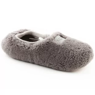 Kapcie damskie UGG Birche futerko wsuwane szare-36 - Kapcie damskie - miniaturka - grafika 1