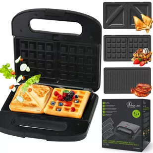 EXTRALINK SMART LIFE GRILL SANDWICH & WAFFLE MAKER SJ-37A - Księgarnia OUTLET - miniaturka - grafika 1