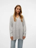 Swetry damskie - Vero Moda Sweter w kolorze jasnoszarym - miniaturka - grafika 1