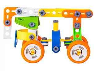 Klocki Elastyczne, Konstrukcyjne 167 El. Samochód, Auto, Helikopter, Samolot, Robot Do Rozkręcania I Skręcania 10w1 - Roboty dla dzieci - miniaturka - grafika 2