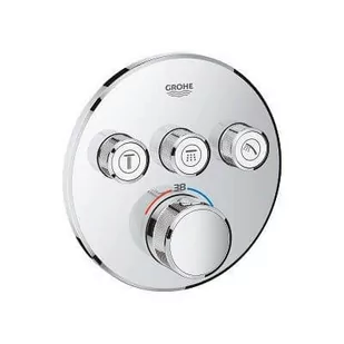 Grohe bateria termostatyczna do obsługi trzech wyjść wody Grohtherm SmartControl 29121000 29121000 - Baterie podtynkowe - miniaturka - grafika 1