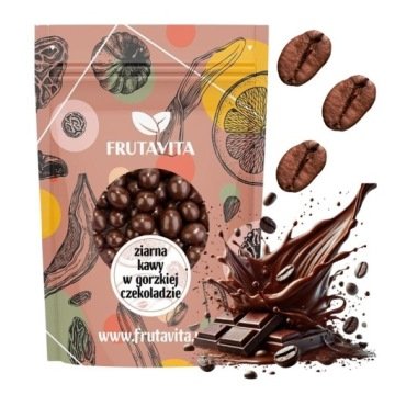 Ziarna kawy w Gorzkiej Czekoladzie 250 g Kawowe Ziarna