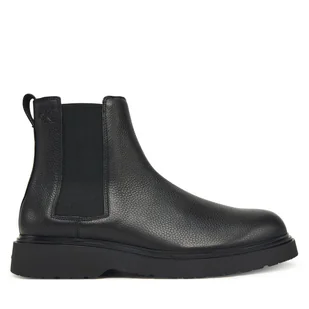 Sztyblety Calvin Klein Combat Ess Chelsea Boot Lth YM0YM01374 Czarny - Botki męskie - miniaturka - grafika 1