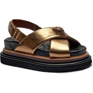 Sandały damskie - Kurt Geiger Skórzane sandały 225-ORSON - miniaturka - grafika 1