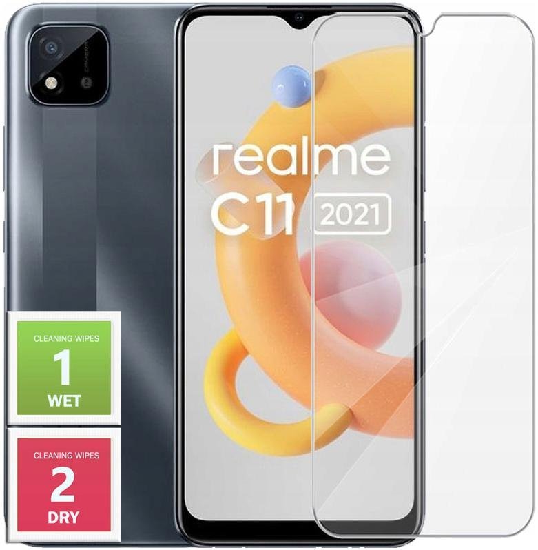 Szkło hartowane do Realme C11 2021 / C20 - Szkiełko ochronne 2.5D, 9H