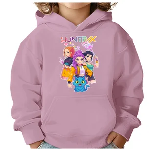 BLUZA DZIECIĘCA K-POPOWE ŁOWCZYNIE DEMONÓW HUNTRIX 104 Z KAPTUREM - Bluzy dla dziewczynek BLUZA DZIECIĘCA K-POPOWE ŁOWCZYNIE DEMONÓW HUNTRIX 104 Z KAPTUREM - Bluzy dla dziewczynek - miniaturka - grafika 1