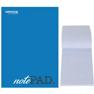 BLOK BIUROWY SZKOLNY A4 100K KRATKA 60g OFFICE PRODUCTS 1szt. - Notesy i bloczki - miniaturka - grafika 1