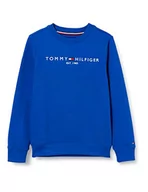 Bluzy dla dziewczynek - Tommy Hilfiger Bluza dziecięca Essential unisex, kobaltowy, 16 - miniaturka - grafika 1