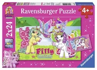 Puzzle - Ravensburger Puzzle Filly Świat Scarlet 2x24 - wysyłka w 24h !!! - miniaturka - grafika 1