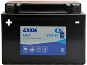 Akumulatory samochodowe - EXIDE ETX9-BS - miniaturka - grafika 1