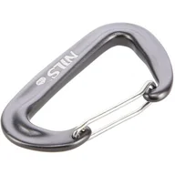 Sprzęt wspinaczkowy - Karabinek pomocniczy sprzętowy NILS do 1200 kg szary - miniaturka - grafika 1