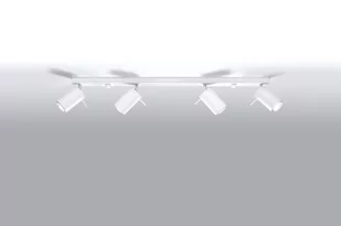 Sollux Lighting Plafon RING 4L biały - Lampy sufitowe - miniaturka - grafika 1