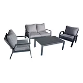 Meble ogrodowe - Ogrodowy zestaw sofy, foteli i stolika Garden Pleasure Victoria - miniaturka - grafika 1