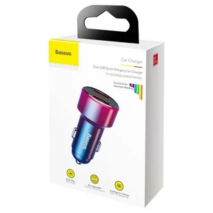 Baseus Magic Series Dual QC - ładowarka samochodowa Quick Charge 3.0 2x USB 45W 6A czerwony (CCMLC20A-09) - Ładowarki samochodowe - miniaturka - grafika 18