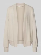 Swetry damskie - Kurtka z dzianiny o kroju regular fit z mieszanki modalu - miniaturka - grafika 1