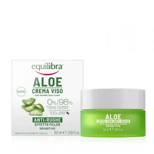 Krem przeciwzmarszczkowy Equilibra efekt wypełnienia Aloesowy ALOE 3+ 50 ml (8000137016532) - Kremy do twarzy - miniaturka - grafika 1