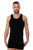 Bielizna sportowa męska - Podkoszulek męski bawełniany Brubeck Comfort Cotton TA00540A czarny - miniaturka - grafika 1
