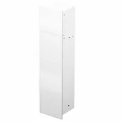 Szafki łazienkowe - Schowek WC do zabudowy stal drzwi białe lewe - miniaturka - grafika 1