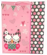 Opakowania i torebki na prezenty - Torebki ozdobne matowe brokatowe dziewczęce 12 szt. - miniaturka - grafika 1