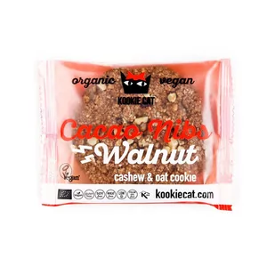 Lumarko Ciastko Wegańskie Z Czekoladą I Orzechami Włoskimi Bezglutenowe Bio 50 G - Ciastka - miniaturka - grafika 1