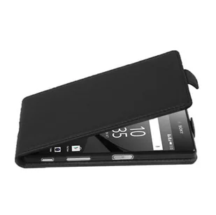 Sony Xperia Z5 Compact/Z5 pokrowiec Flip firmy cadorabo pokrowiec etui ze sztucznej skóry do Xperia Z5 Compact/Mini Z5 Mini Case Cover pokrowiec ochronny na telefon komórkowy etui kieszeń, oksyd DE-110919 - Etui i futerały do telefonów - miniaturka - grafika 1
