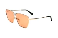 Okulary przeciwsłoneczne - SALVATORE FERRAGAMO SF240S 44606 okulary przeciwsłoneczne, 789 żółte złoto pomarańczowe, 63 uniseks dla dorosłych, 789 żółte złoto, pomarańczowe, 789 żółte złoto, pomarańczowe - miniaturka - grafika 1
