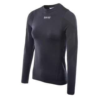 Bielizna sportowa damska - Hitec, Bluzka termoaktywna damska, Lady Surim Top, Black, S/M - grafika 1