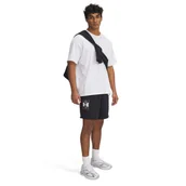 Spodenki męskie - Męskie spodenki dresowe Under Armour UA Rival Terry Logo 8 in Short - czarne - miniaturka - grafika 1