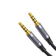 Kable - UGREEN kabel przewód AUX mini jack 3.5mm (męski) - mini jack 3,5mm (męski) 2m czarny (AV183) AV183 - miniaturka - grafika 1