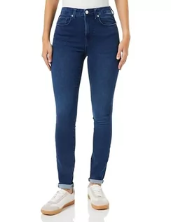 Spodnie damskie - ONLY Onlpower-royal Hw Push Up Skinny DNM EXT dżinsy damskie, niebieski (Dark Blue Denim), 34-XL - grafika 1