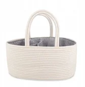 Torby i organizery dla mam - Organizer na pieluszki torba dla mamy niemowlaka kremowa na pieluchy - miniaturka - grafika 1