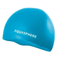 Pływanie - Czepek pływacki silikonowy na basen dla dorosłych AquaSphere Plain Cap Gear - miniaturka - grafika 1