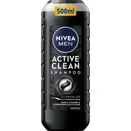 Szampony dla mężczyzn - Nivea Men Szampon Active Clean - miniaturka - grafika 1